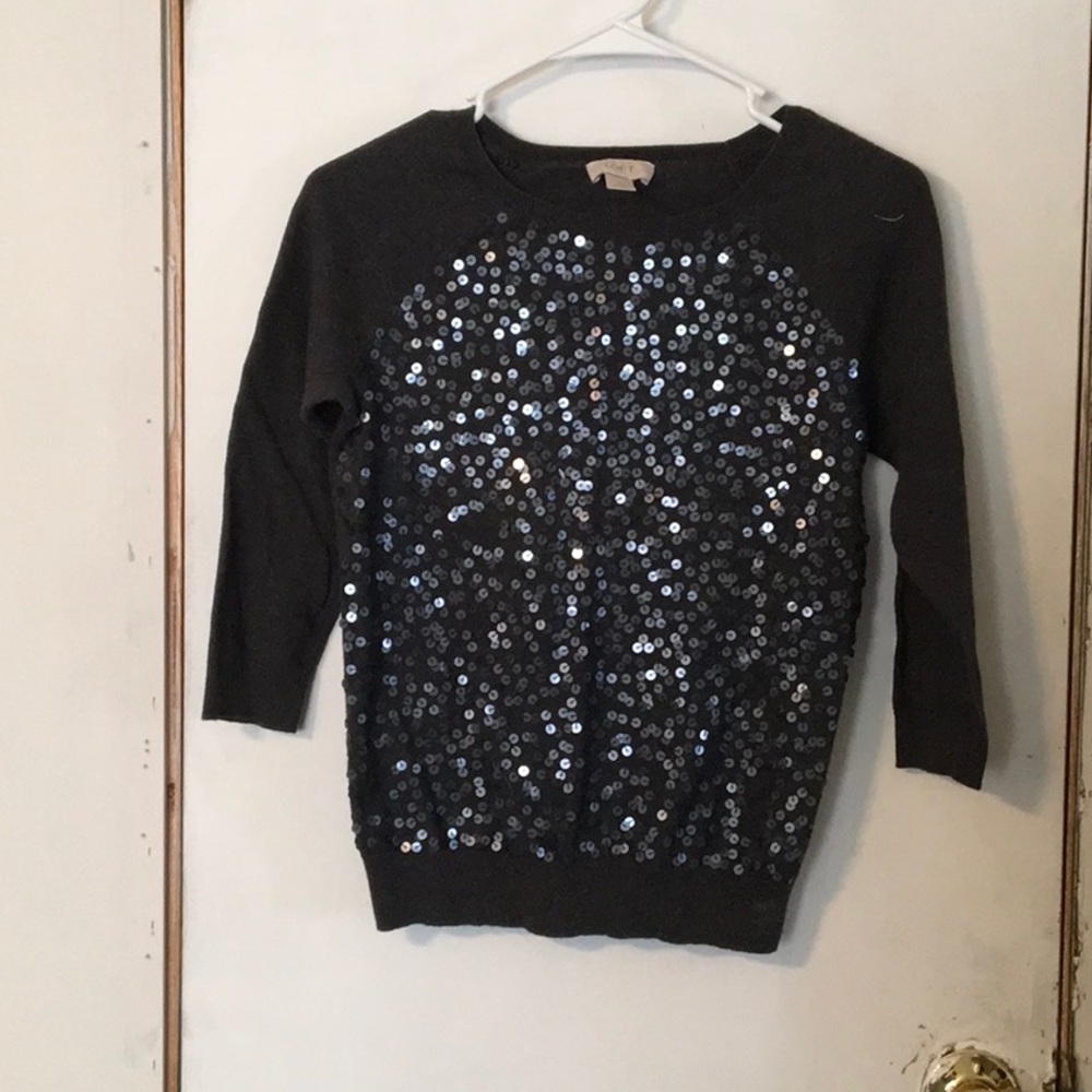 LOFT Sequin Sweater